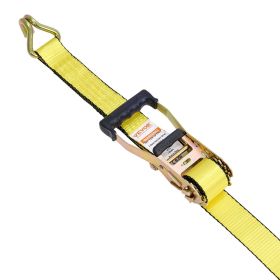 VEVOR Ratchet Tie Down Straps (4PK), 5000 lb Break Strength, Double J Hook Includes 4 Premium 2" x 15' Rachet Tie Downs with Padded Handles